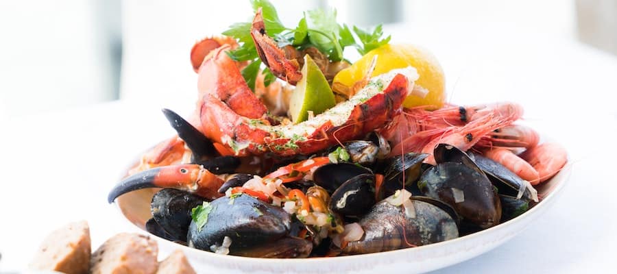 mariscos para navidad